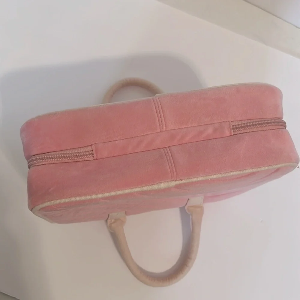 Benefit cosmetics travel bag with handles PINK NWOT